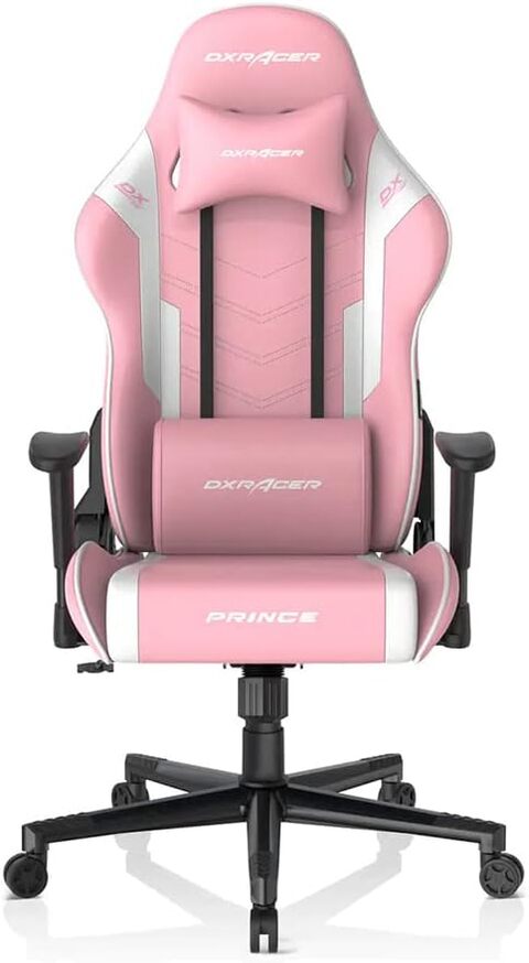 Pink and grey on sale gaming chair