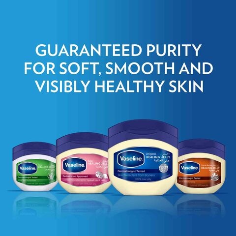 Vaseline 100% Pure Petroleum Jelly Healing For Dry Skin With Cocoa Butter To Heal Dry And Damaged Skin 100ml