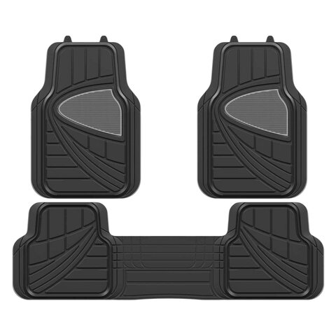 Mb 4 Pc Car Mat Set Grey (6003)
