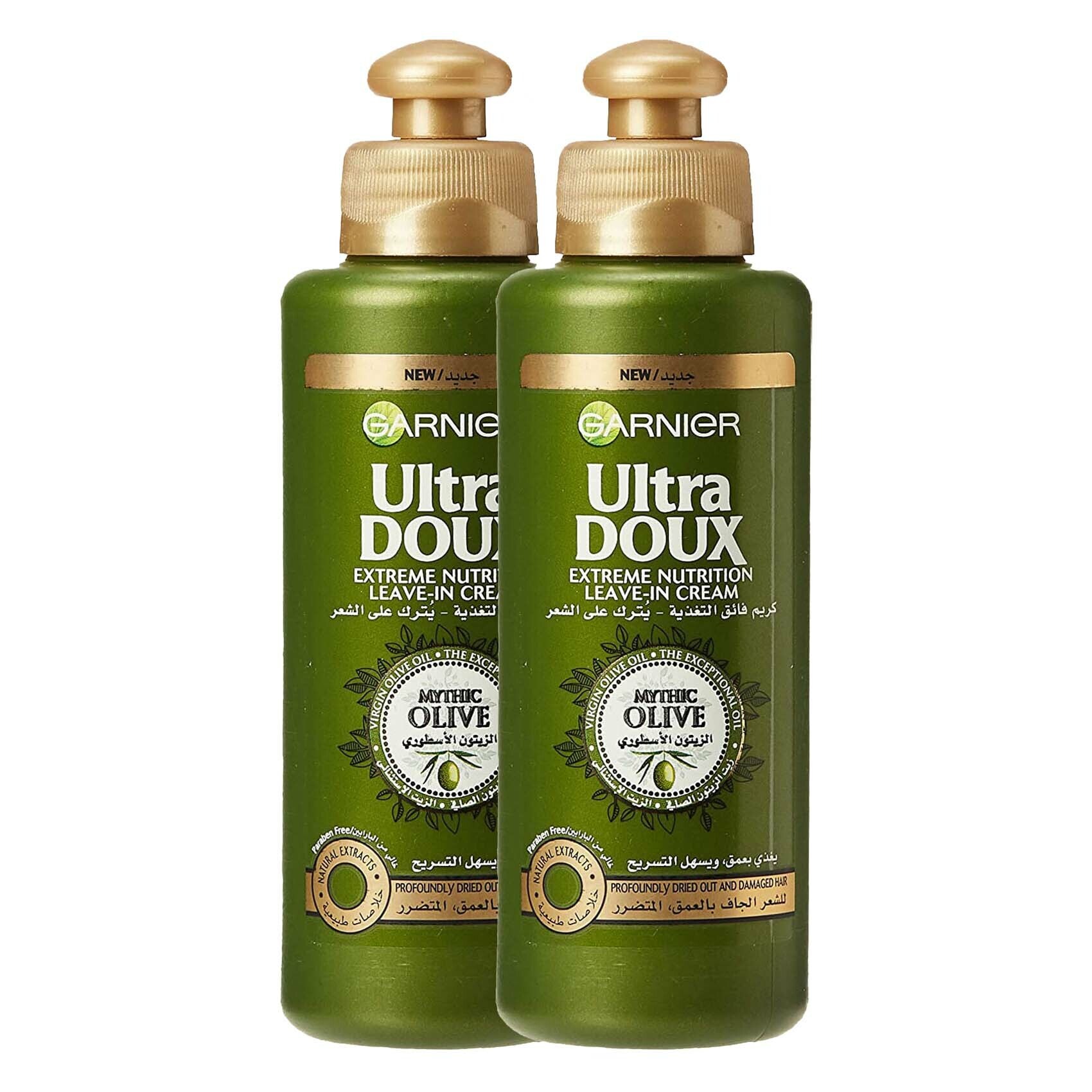 Buy Garnier Ultra Doux Extreme Nutrition Mythic Olive Leave In Cream 200ml X2 Online Shop Beauty Personal Care On Carrefour Uae