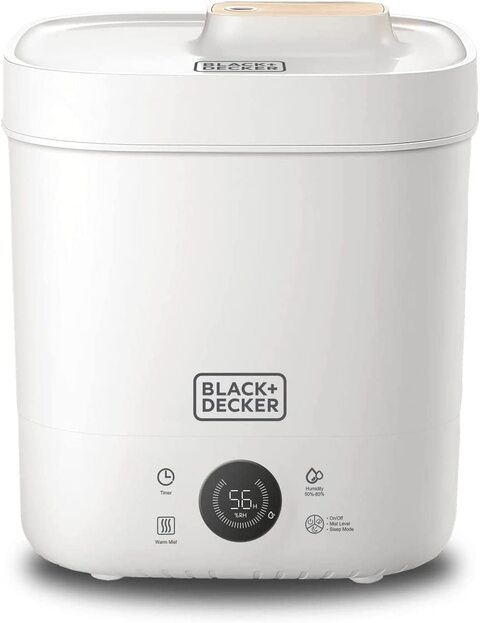 Black Decker Digital Humidifier 4L 40M2 HM4250 B5 2 Years Warranty