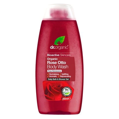 Dr.Organic Bioactive Skincare Rose Otto Body Wash Red 250ml