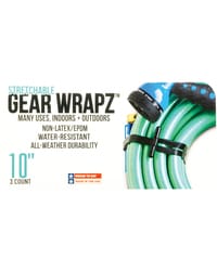 Alliance Gear Wrapz Epdm Rubber Bands Large 10 Inch Black 3/Pack
