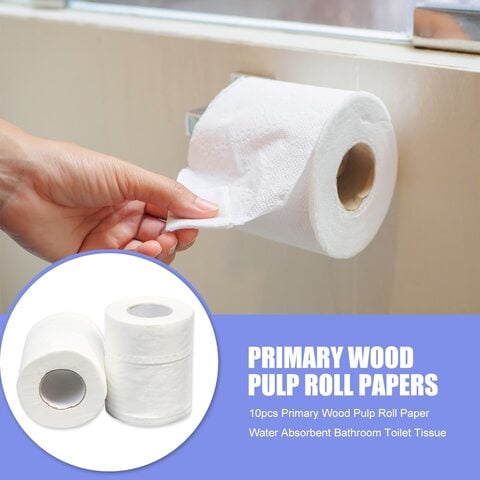 Buy Lavish [ 10 Piece ] Toilet Roll Paper Soft Toilet Paper Skin-Friendly in UAE