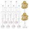 Besto 6 Set Balloon Stand Holder Sticks with Base Kit and Flower Clips,Reusable Table Balloon Holder Stand Set Suitable for Birthday, Baby Shower, Wedding, Party, Anniversary Decorations