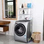 Buy JJ 3 Layer Metal Washing Machine Storage Shelf Rack:Space Saver Shelf Organizer Holder in UAE