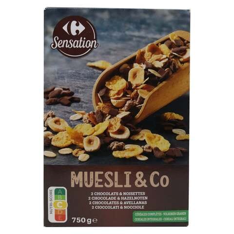 Carrefour Sensation Muesli And Co Chocolate And Hazelnut 750g