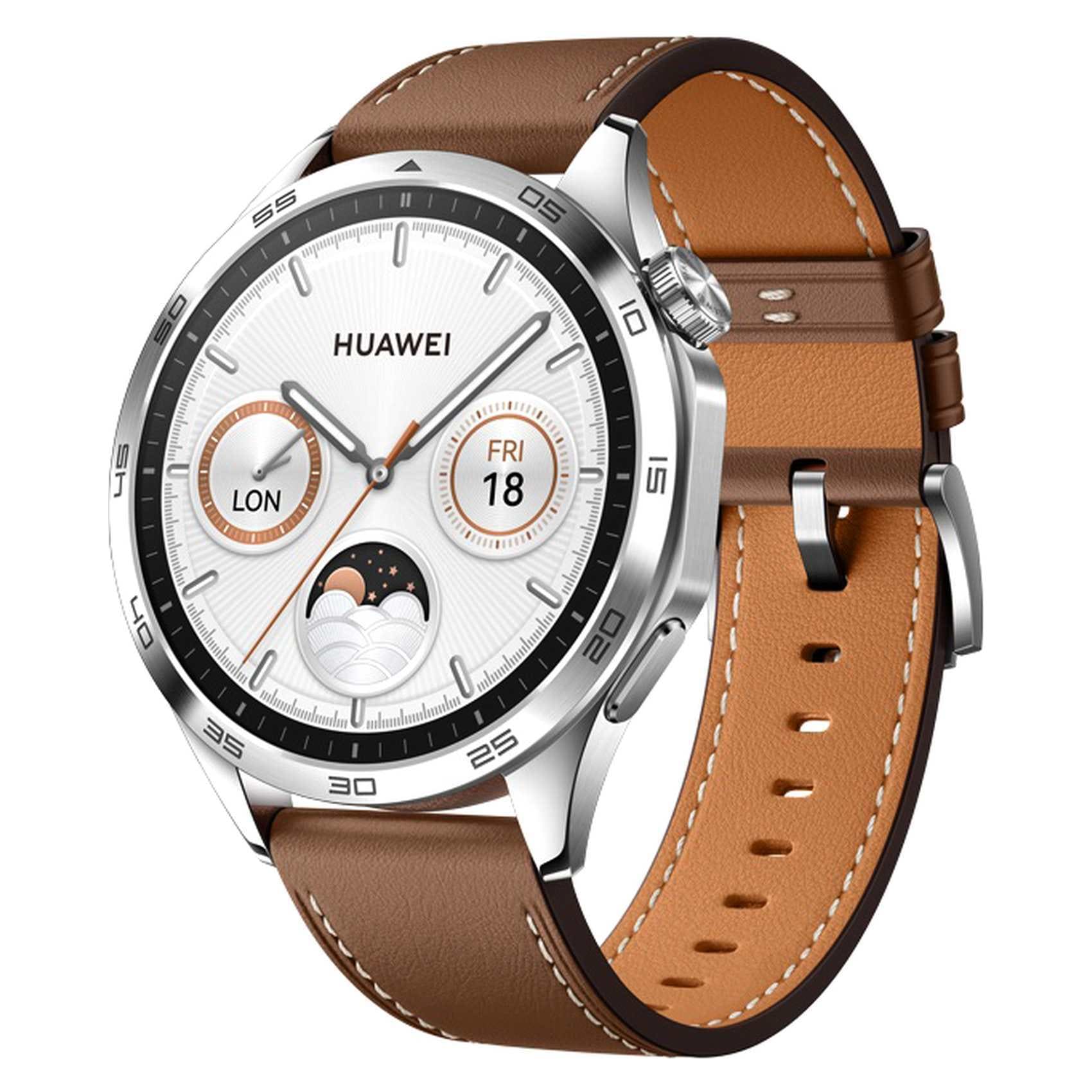 Buy Huawei GT4 Smartwatch GPS Phoenix Brown 46mm Online - Shop Smartphones,  Tablets & Wearables on Carrefour UAE