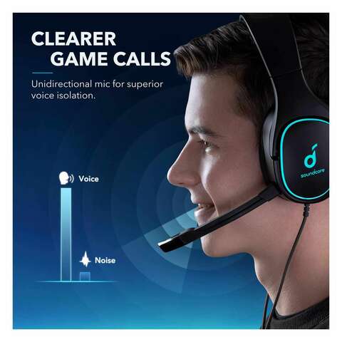 Anker Soundcore Strike 3 Gaming Headset PS4 Black