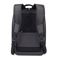 Arctic Hunter Unisex Semi Hard Travel Backpack For Unisex with Built in USB Lock Water Repellant Tough Daily Use Shoulder Bag B00320 Black
