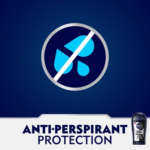 NIVEA MEN  Antiperspirant Stick for Men  Black &amp; White Invisible Original 40ml