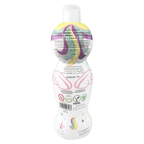 Air-Val Unicorn 2-In-1 Shower Gel And Shampoo White 400ml