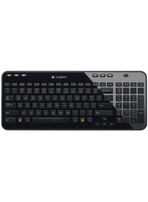 Logitech K360 Wireless Keyboard - Arabic/English Black