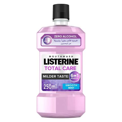 Listerine Mouthwash Total Care - Smooth Mint Taste - 250ml