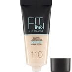 Buy Maybelline New York Fit Me Matte And Poreless Cream Foundation 110 Porcelain in Saudi Arabia