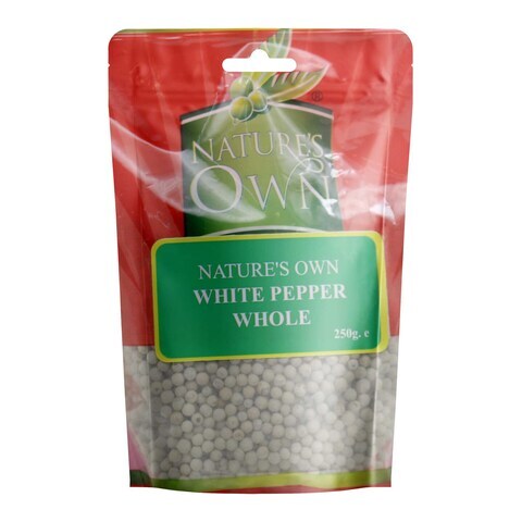 NATURES OWN WHITEPPR WHL 250G POUCH