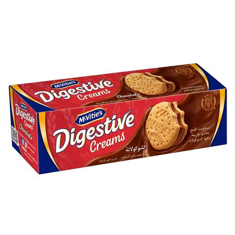 Buy McVities Digestive Chocolate Filled Wheat Biscuits 100g in Saudi Arabia