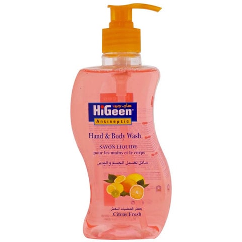 Higeen Hand And Body Wash Citrus Fresh Antiseptic 500 Ml
