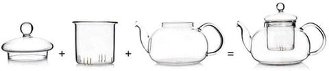 Generic Glass Teapot 800 ML
