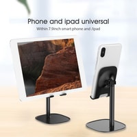 Generic- Cell Phone Stand Phone Desktop Stand ZM-12 Dock Cradle Holder Stand Adjustable Angle Compatible for 7.9inch iphone ipad