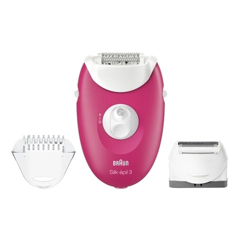 Buy Braun Silk-Epil 5 Wet And Dry Cordless Epilator White/Purple Online -  Shop Beauty & Personal Care on Carrefour UAE