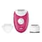 Braun Silk Epil 3 Epilator With Body Shaver Head And Trimmer Cap SE 3410 Pink