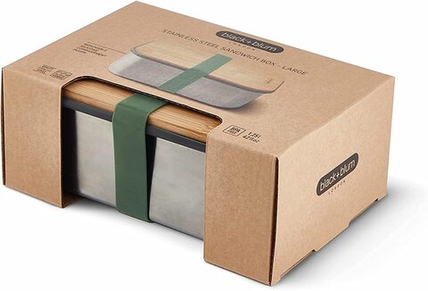 Black+Blum - Stainless Steel Sandwich Box - Olive