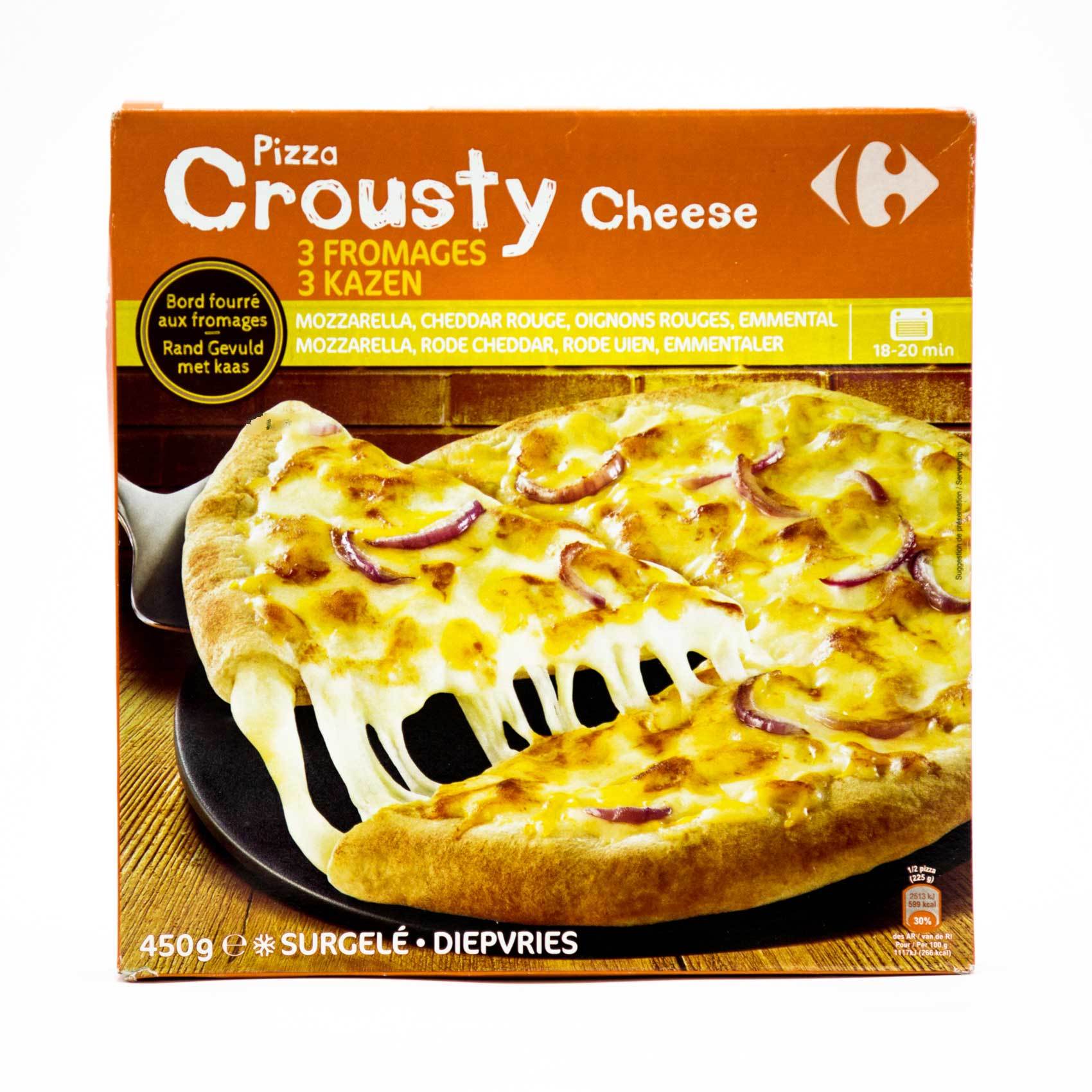 Buy Carrefour Crousty Cheese Pizza 450 G Online Shop Frozen Food On Carrefour Saudi Arabia