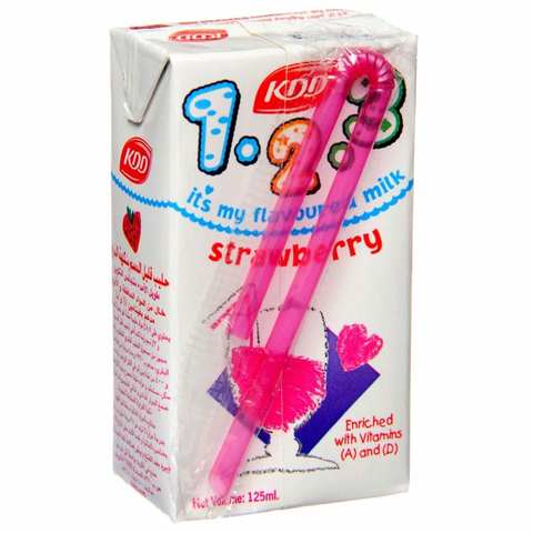 KDD Milk Strawberry Flavor 125 Ml