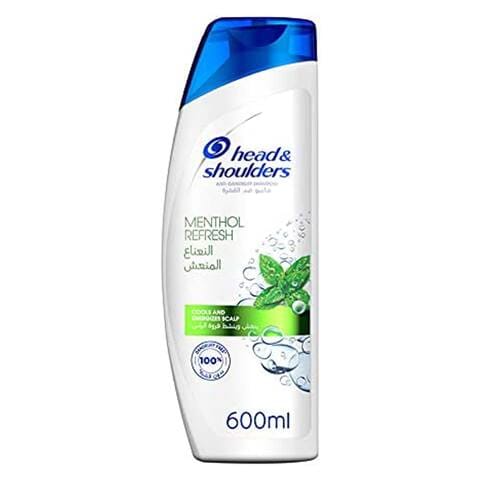 Buy Head  Shoulders Anti-Dandruff Shampoo, Menthol Refresh - 600 ml in Egypt