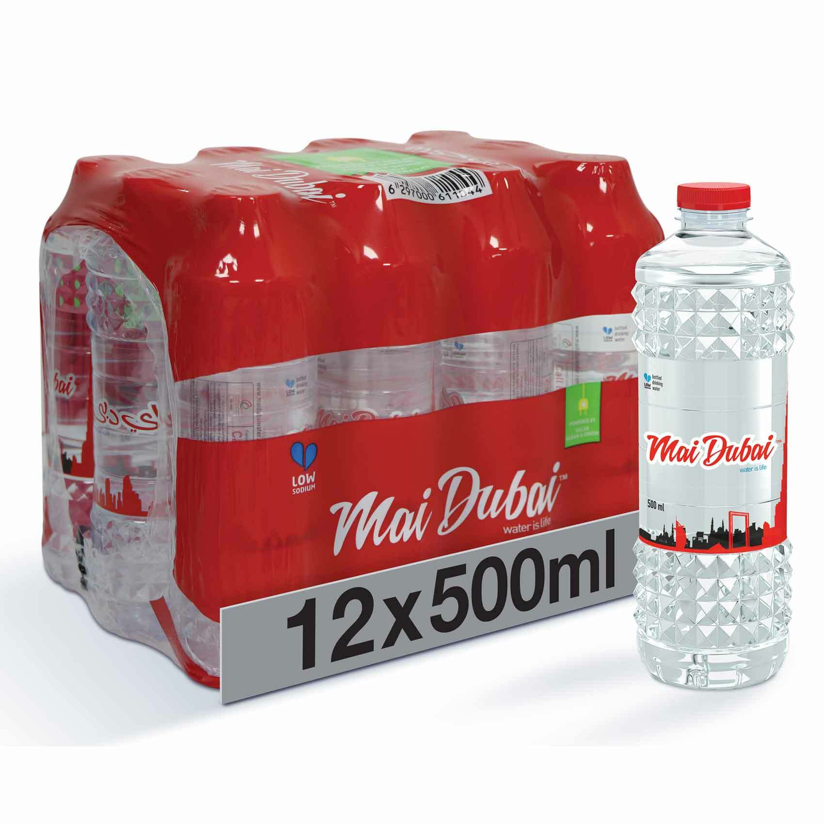 Buy Mai Dubai Drinking Water 500ml x12 Online Shop Beverages on