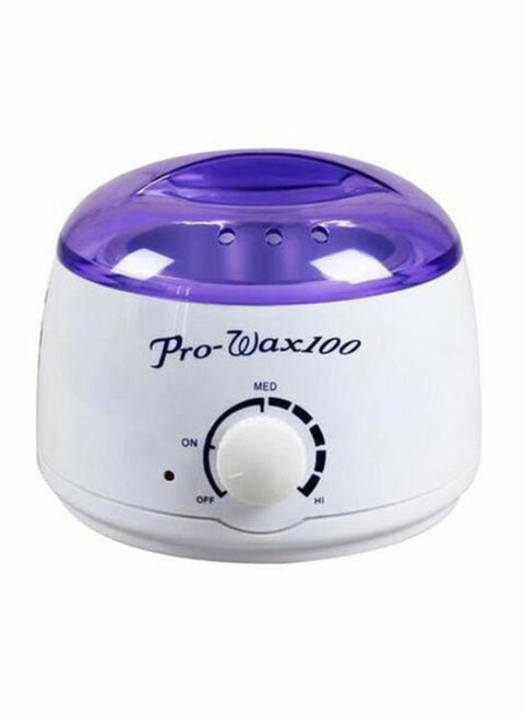 Buy Professional Electric Wax Heater Blue White 20x20x15cm Online