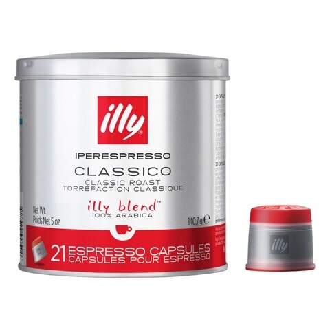 Illy Classico Classic Roast 21 Espresso Coffee Capsules 140.7g