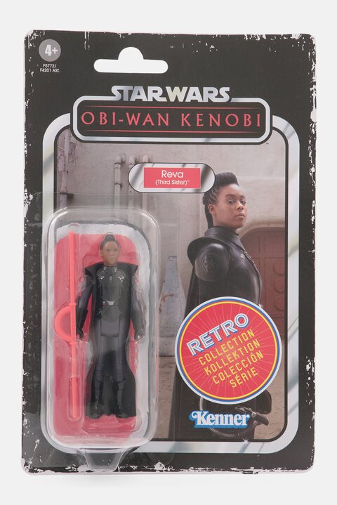 Hasbro Star Wars ObiWan Kenobi Reva Third Sister Action Figure Black