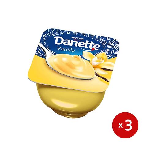 اشتري DANETTE PUDDING VANILLA 100G*3ED في مصر