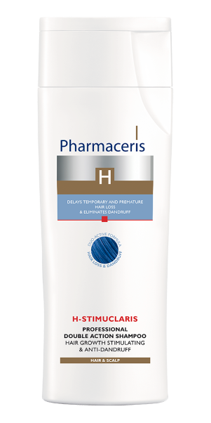 PHARMACERIS - Professional Double Action Shampoo Hair Growth Stimulating &amp; Anti - Dandruff 250 Ml