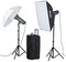 Mircopro Video Light With Kit Ex300S (2) Includes 2 Light + 2 Stand + 1 Reflector + 1 Softbox 60 X 90 Cm + 1 Umbrella 80Cm + 1 Kit Bag