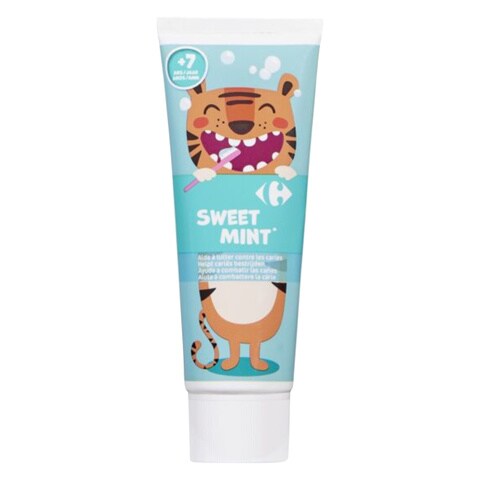 Carrefour Sweet Mint Kids Toothpaste 75ml 7-13 Years