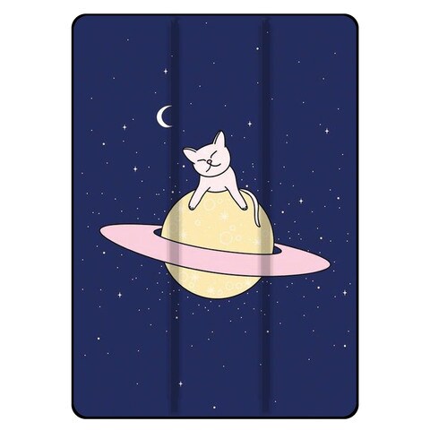 Theodor Protective Flip Case Cover For Apple iPad Mini 1, 2, 3- 7.9 inches Cat Sleeping On Planet