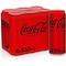 Coca-Cola Zero Calories Carbonated Soft Drink Can 330ml Pack of 6