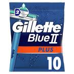 Buy Gillette Blue II Plus Disposable Razors - 10 Razors in Egypt