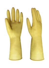 Generic - Household Long Sleeve Cleaning Glove Set Yellow XLcentimeter