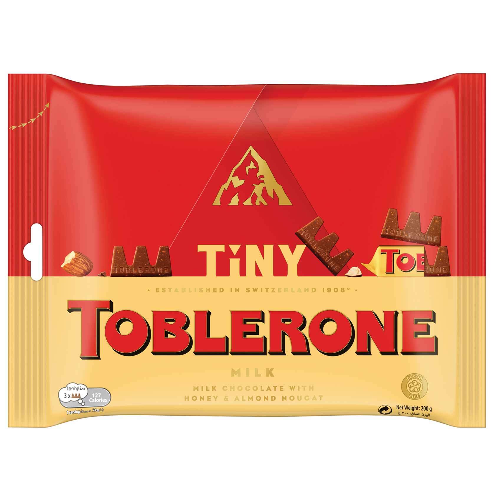Buy Toblerone Tiny Swiss Milk Chocolate Bars With Honey And Almond