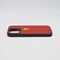 Ferrari Genuine Leather Hard Case With Debossed Stripes Iphone 13 Pro Red