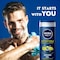 NIVEA MEN 3in1 Shower Gel Body Wash, Energy 24h Fresh Masculine Scent, 250ml