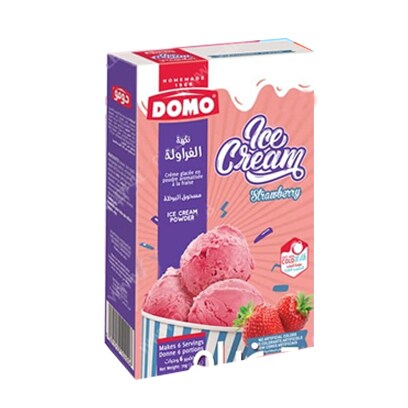 Domo Ice Cream Strawberry Mix 70GR