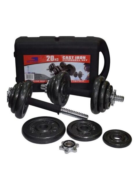 Dumbbell set 20 online kg online