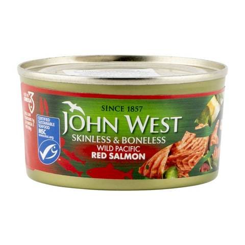 John West Skinless And Boneless Wild Pacific Red Salmon 170g