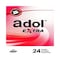 Adol Extra Pain Relief 500mg 24 Caplets