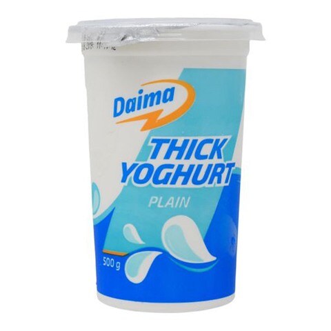Daima Thick Natural Plain Yoghurt 500g
